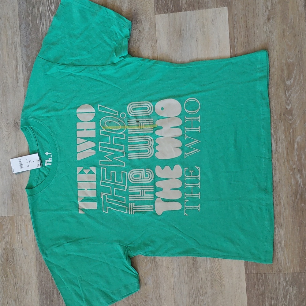 NWT The Who Women's Graphic T-Shirt Green Size S